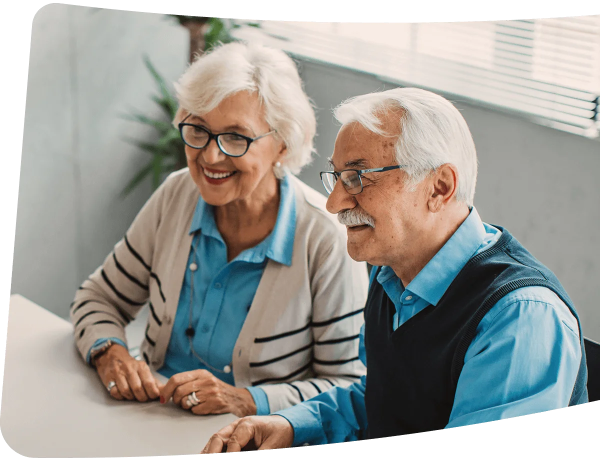 Foto de pareja de ancianos